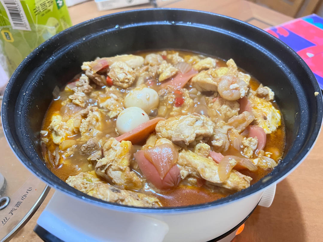 白菜豆腐煲