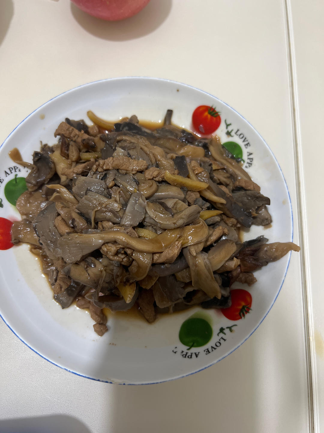 平菇炒肉
