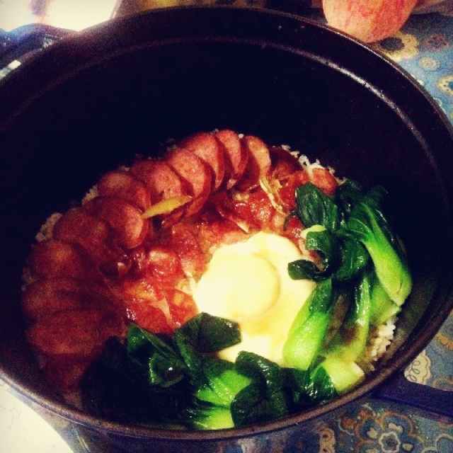 香肠煲仔饭