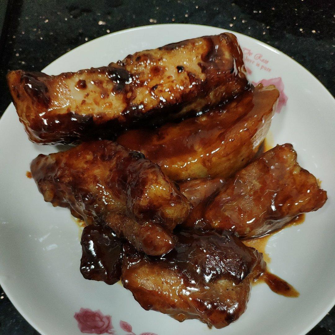 超简单平底锅叉烧肉，多汁味浓不能再快手
