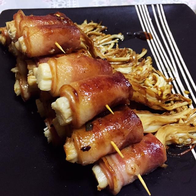 金针菇培根卷