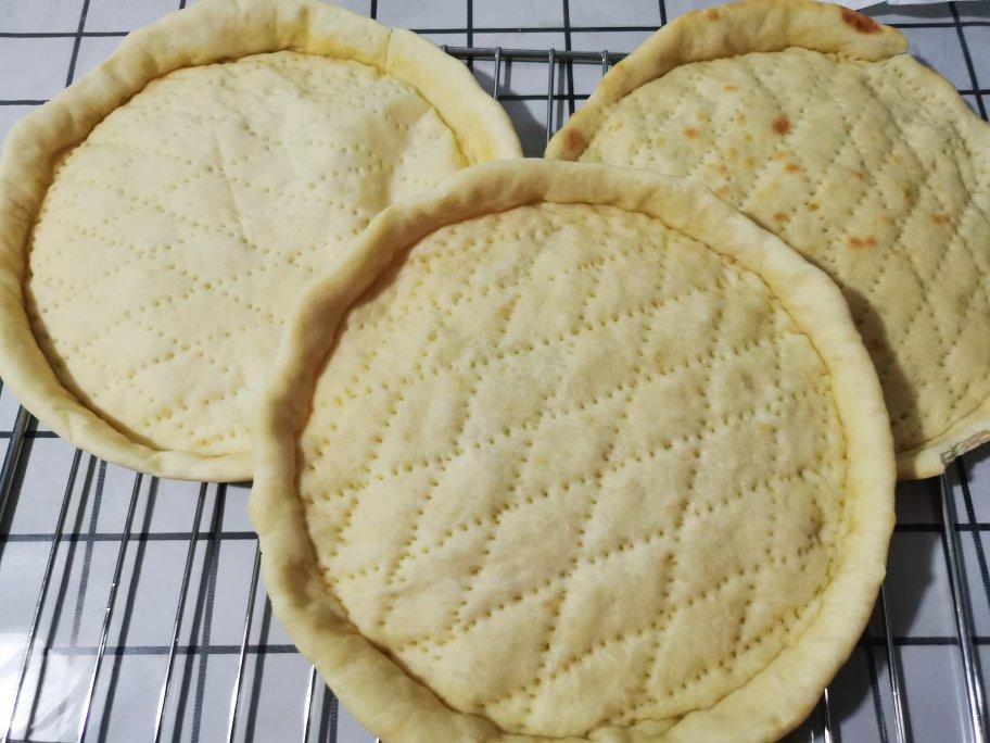 八寸披萨饼皮（四个）制作