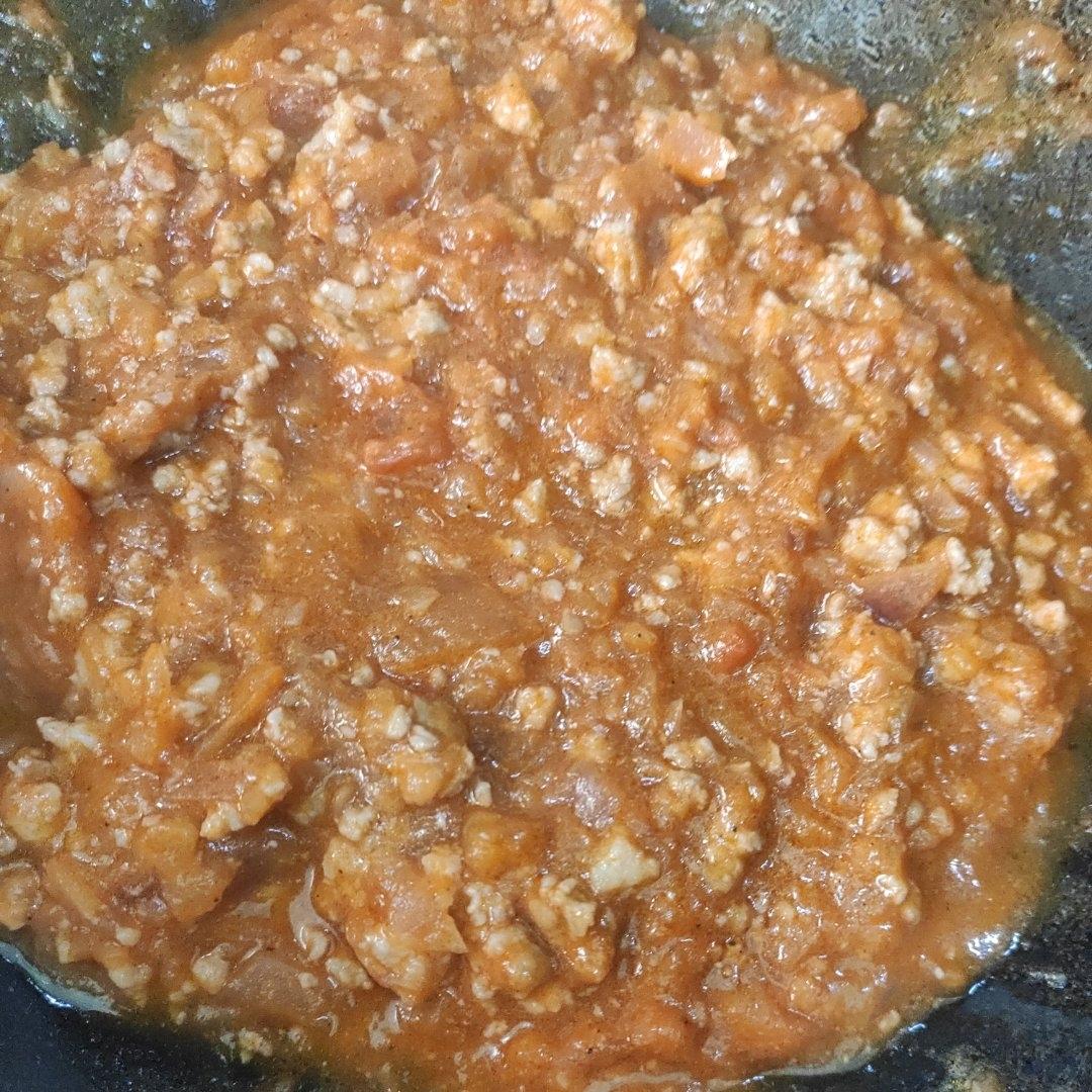 （完胜必胜客的）番茄肉酱意大利面～