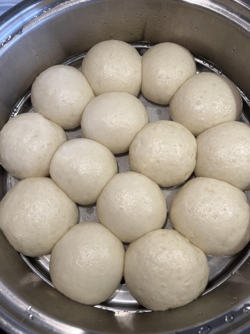 烫面馒头（一次发酵，个个水光肌）