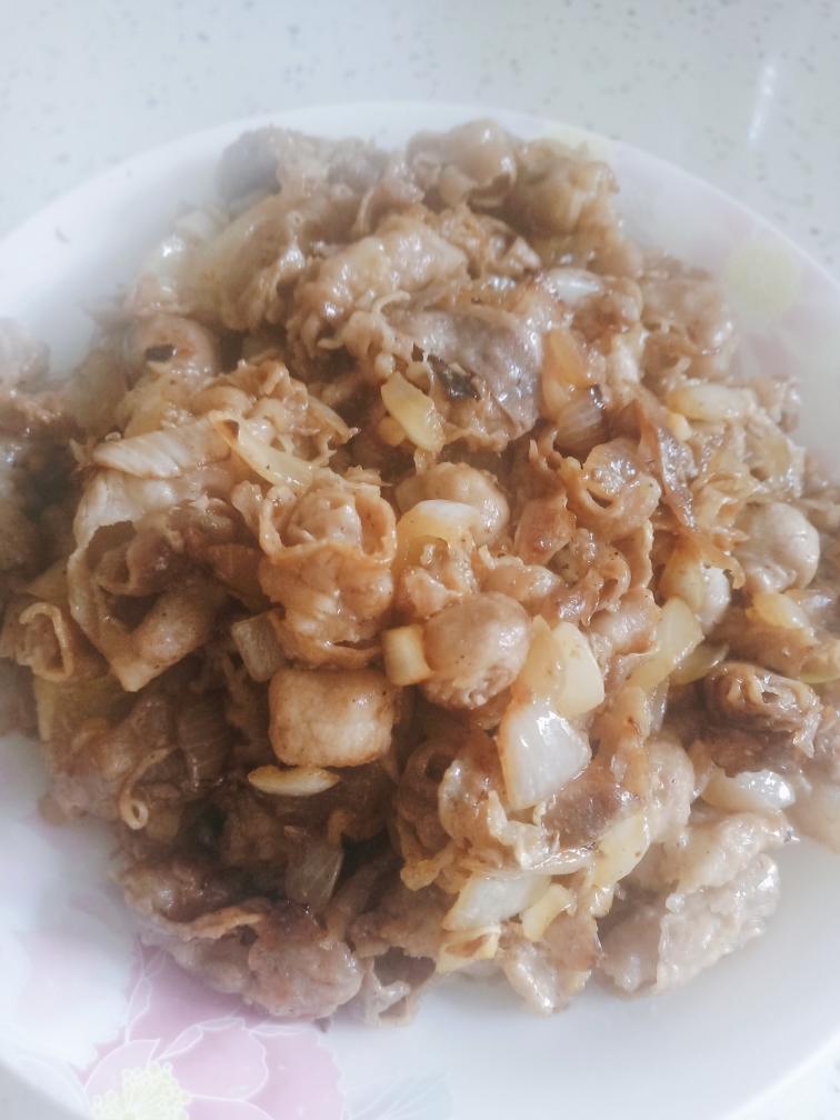日式照烧肥牛                              模仿吉野家牛肉饭的牛肉版     自制家常照烧酱汁