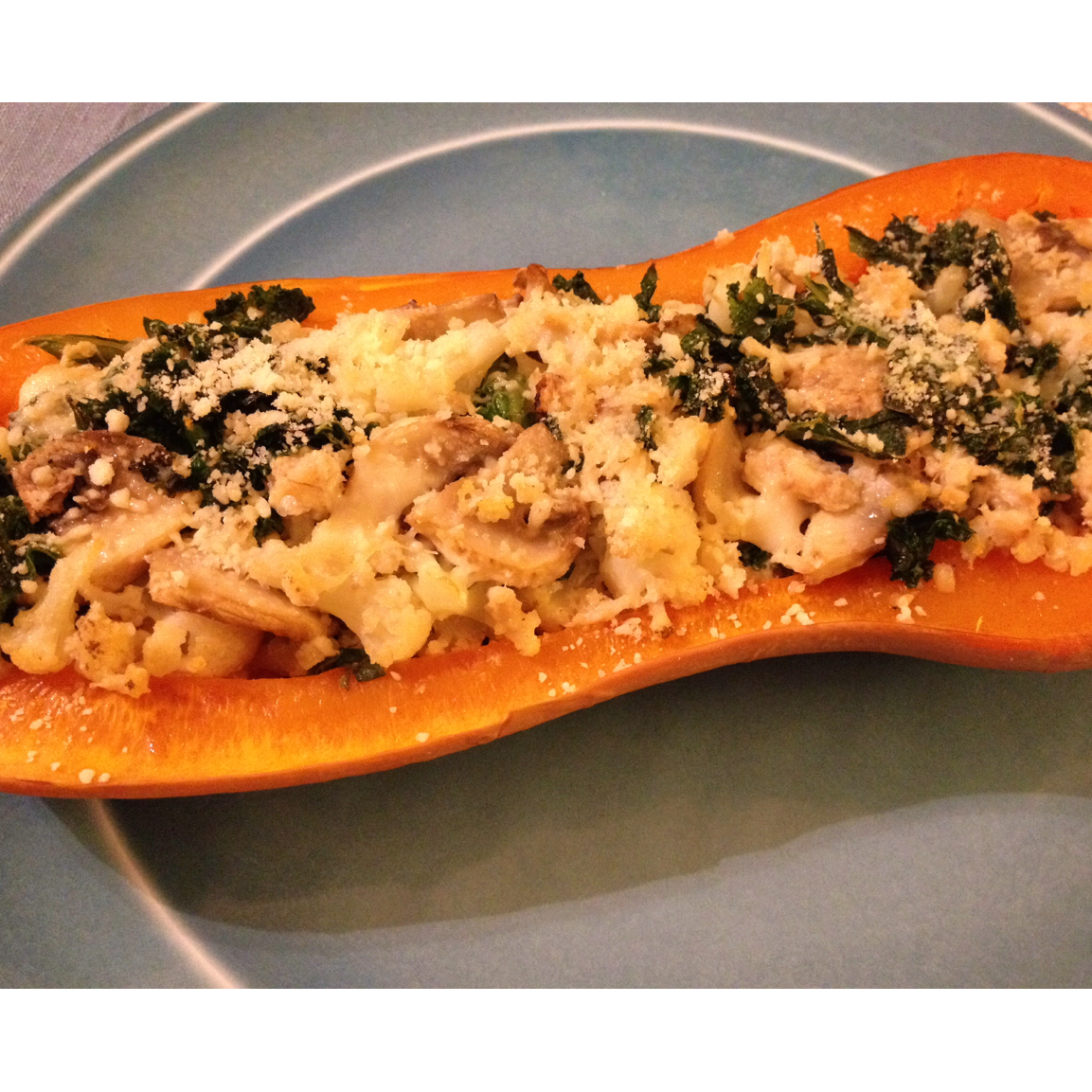 奶油南瓜碗 stuffed butternut squash