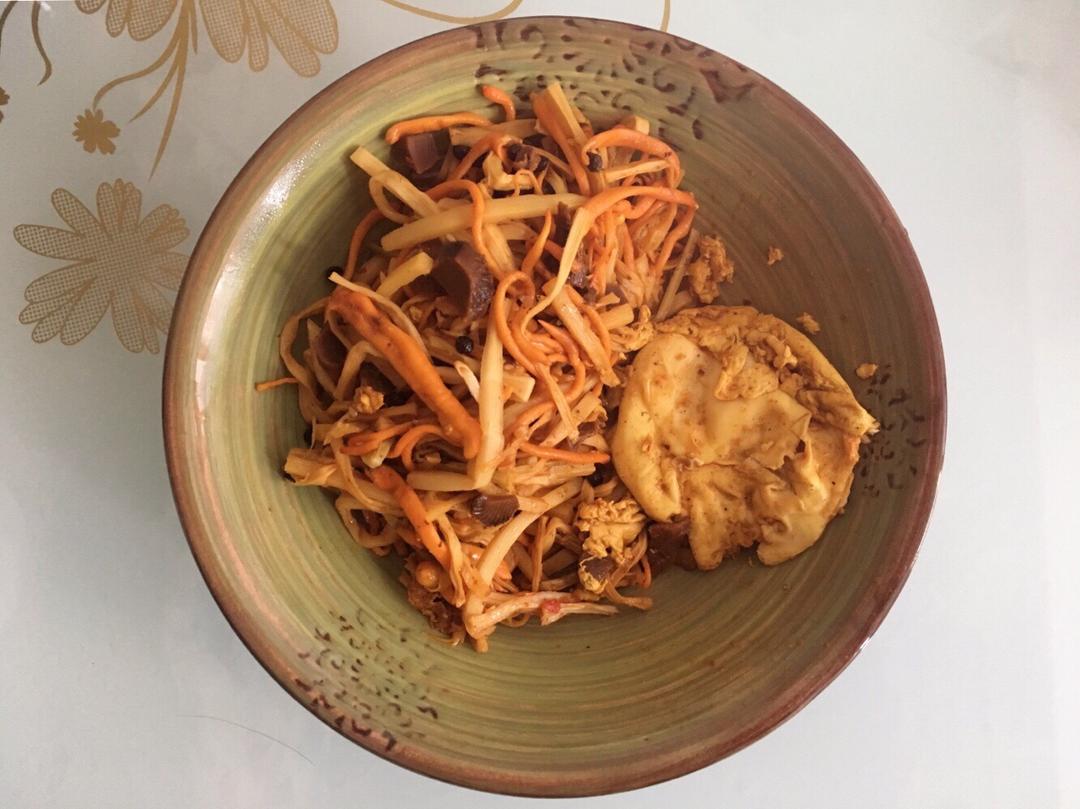 虫草花脆笋抱蛋