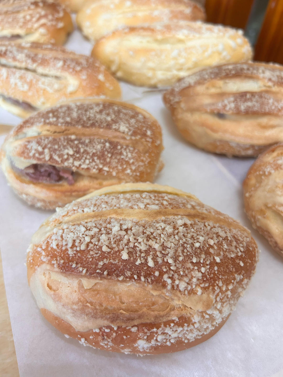 芋泥咸蛋黄软欧包