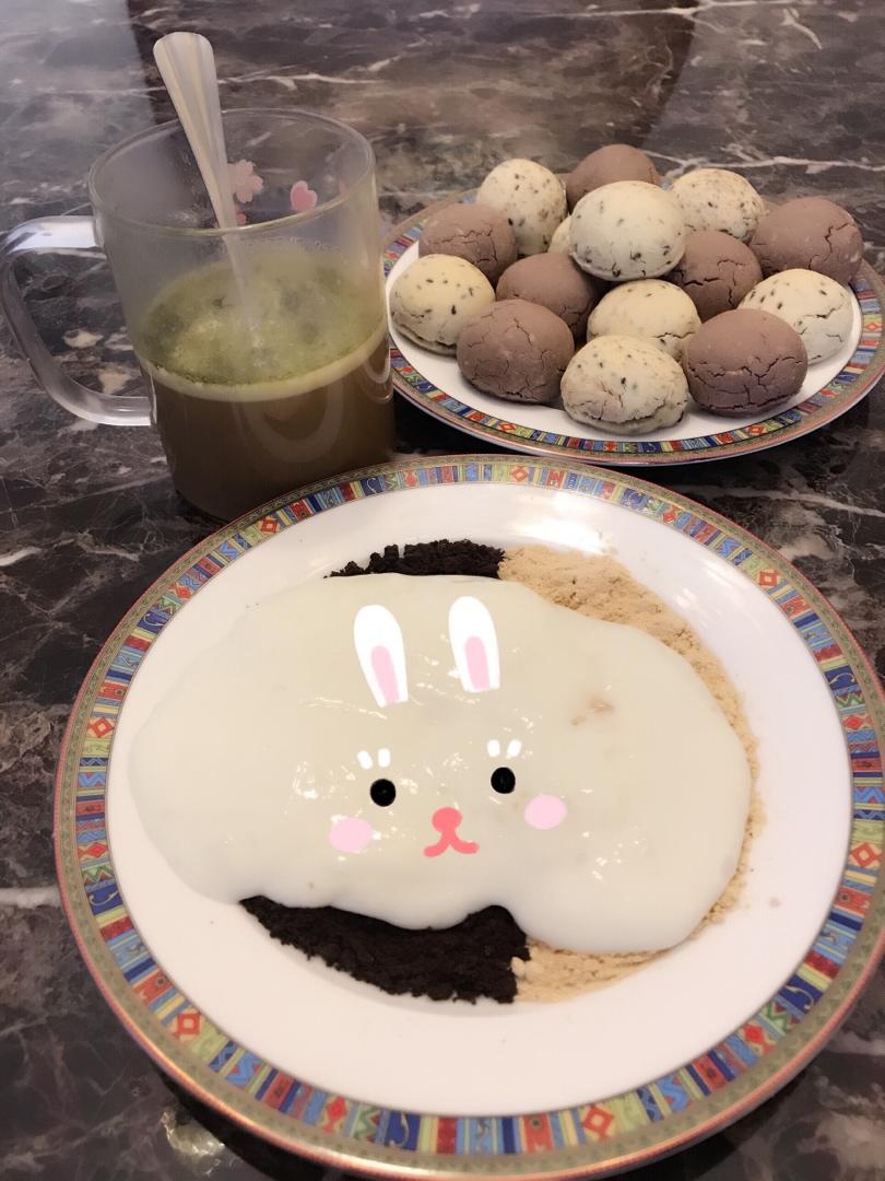 奥利奥鲜奶麻薯