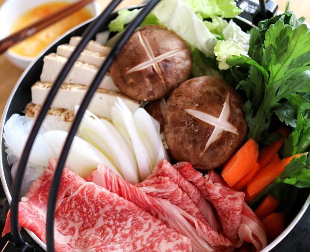 寿喜锅 日式牛肉锅 黄金调配比例的做法