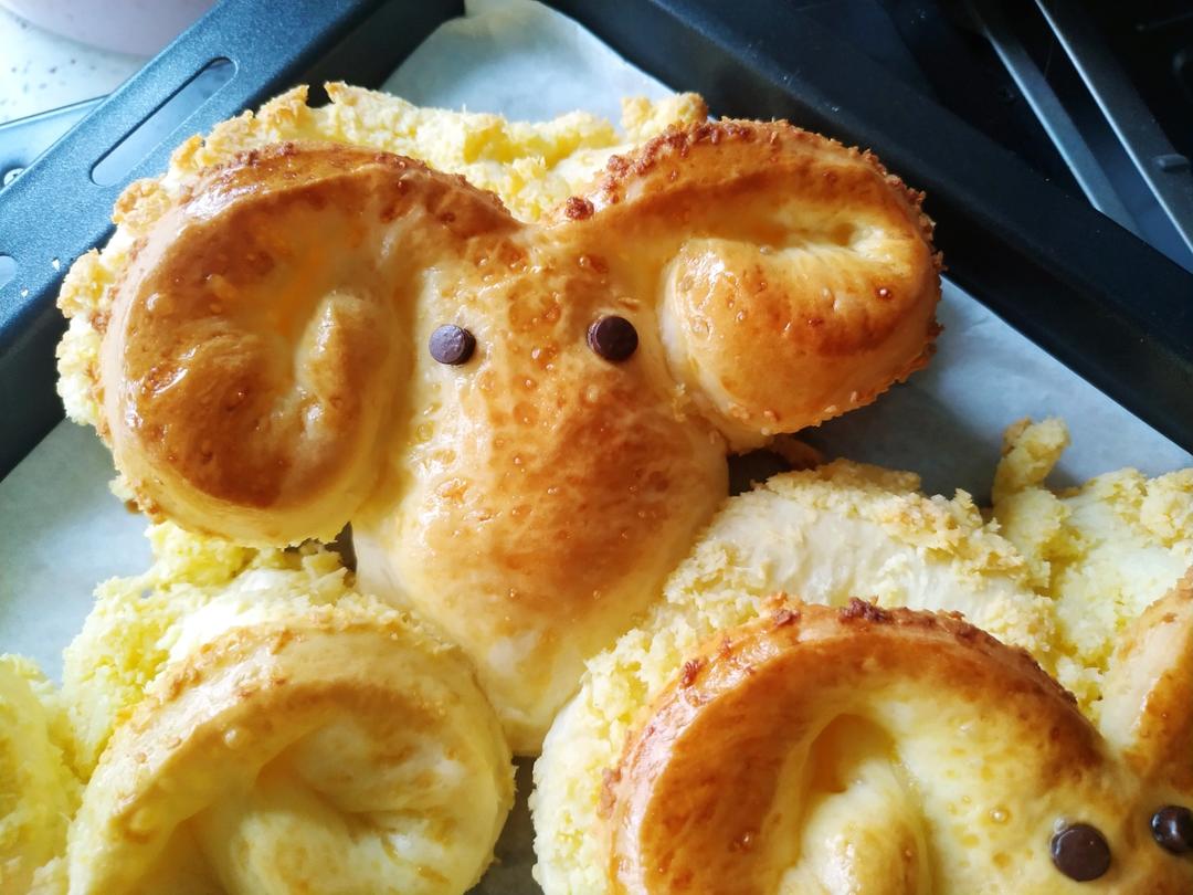 羊羊羊 🐏 椰蓉小面包、一次就成功‼️