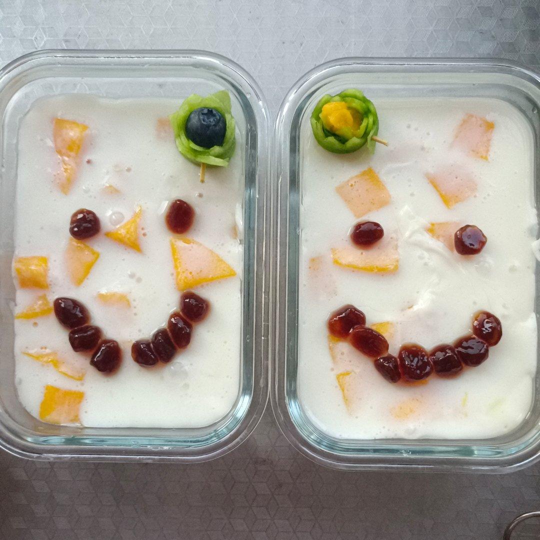 天气热的时候少不了，芒果奶冻布丁