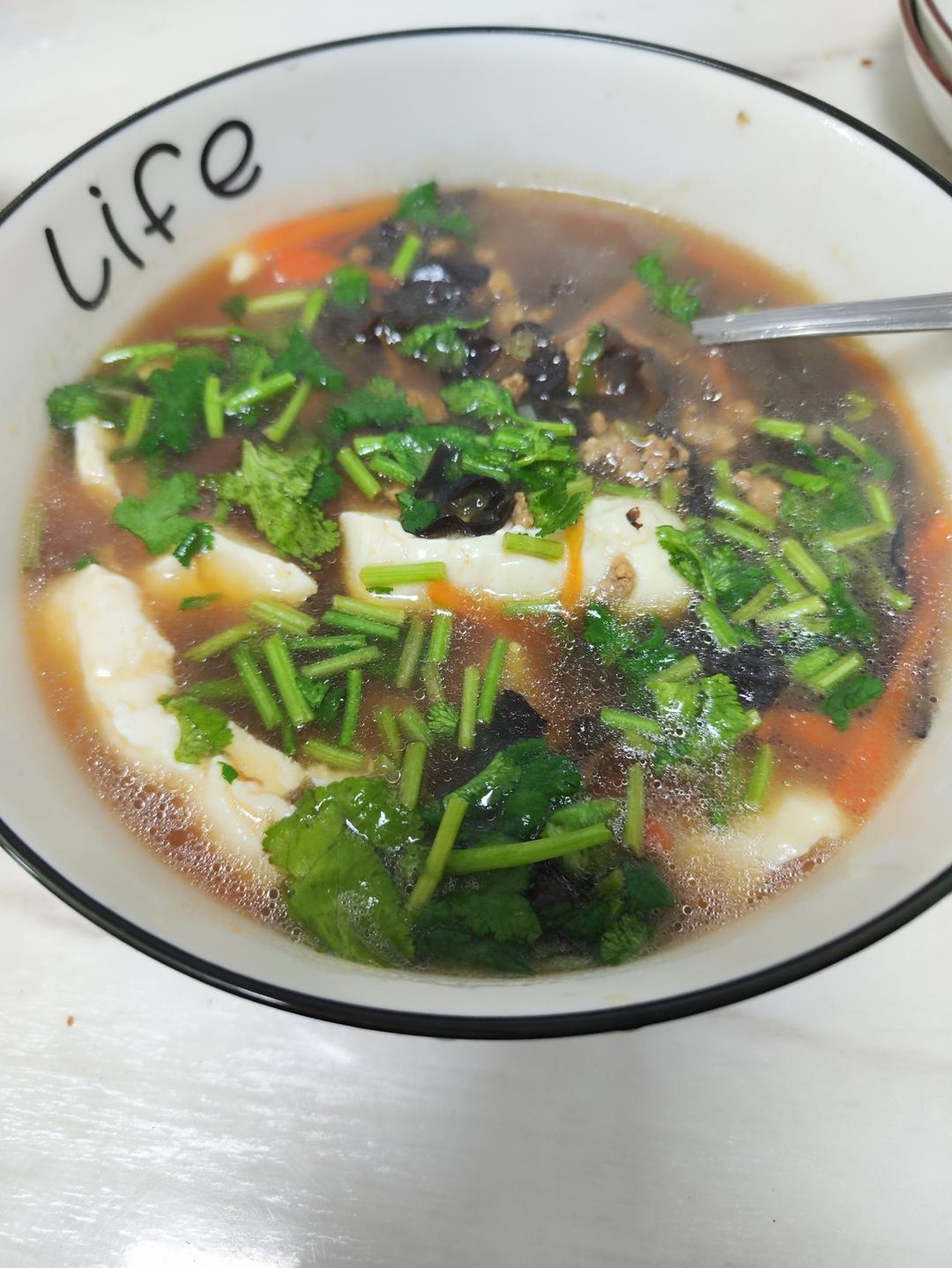 豆腐脑（内酯豆腐版）