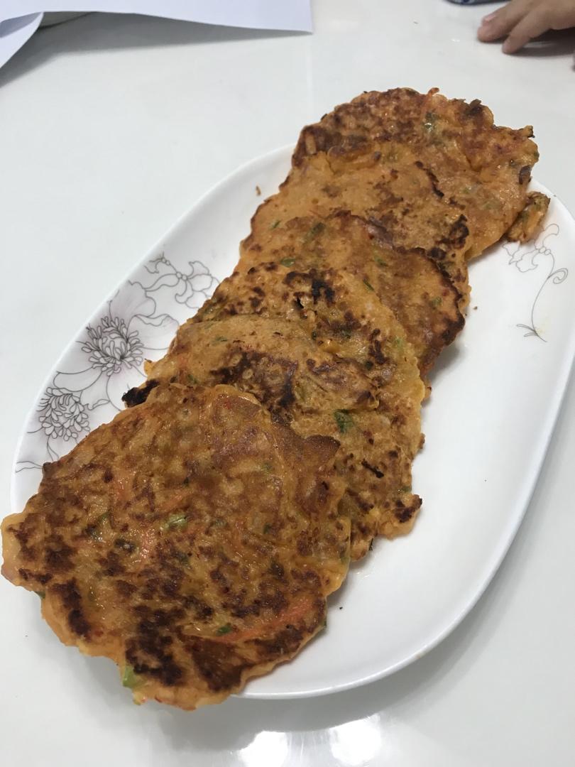 韩式泡菜煎饼（kimchi pancake)
