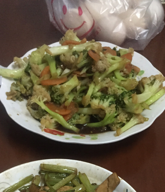 蒜蓉双花