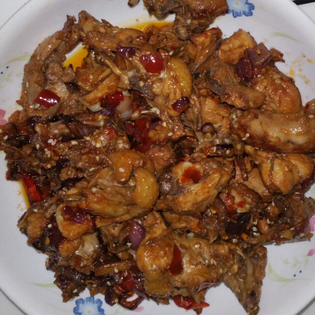 没你依然精彩做的孜然炒鸡架