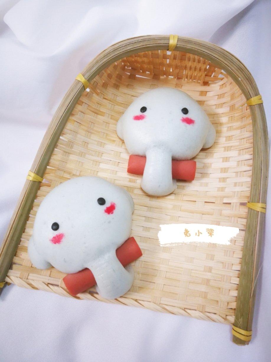 可爱大象火腿肠卡通馒头