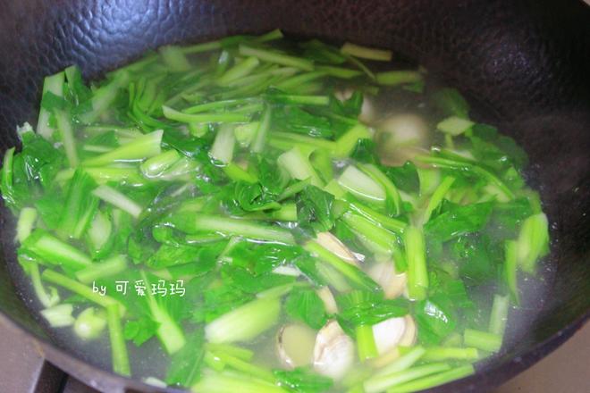 蛤蜊青菜汤的做法