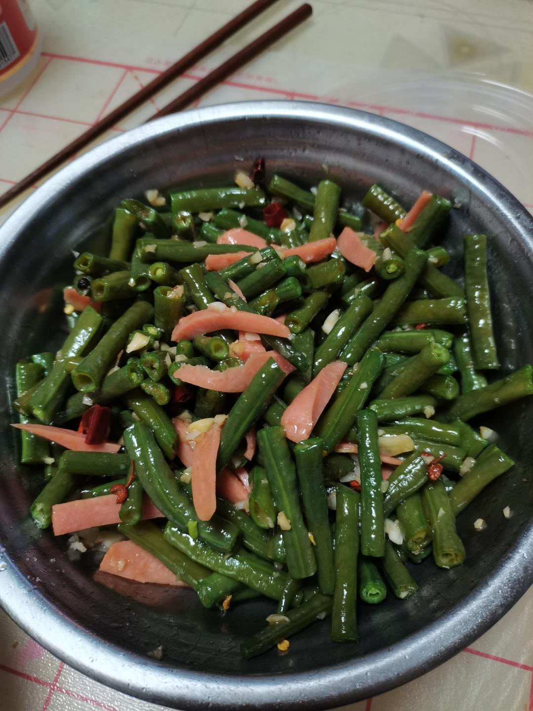 夏日爽口小拌菜～超级好吃的炝豇豆
