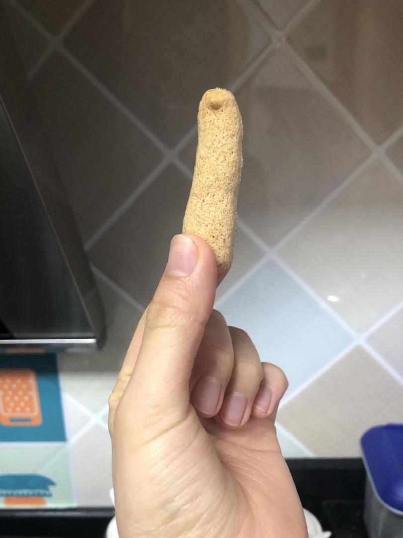 宝宝辅食五种口味手指泡芙手指饼干（无糖无油大人低卡小零食）