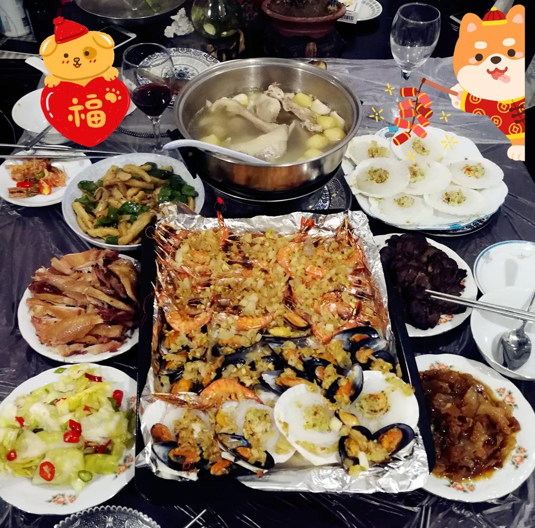 蒜蓉烤大虾