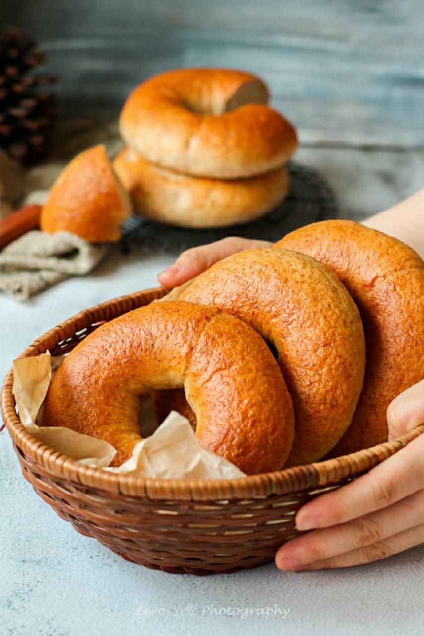 全麦酵种贝果（健康低糖无脂#嚼劲口感）