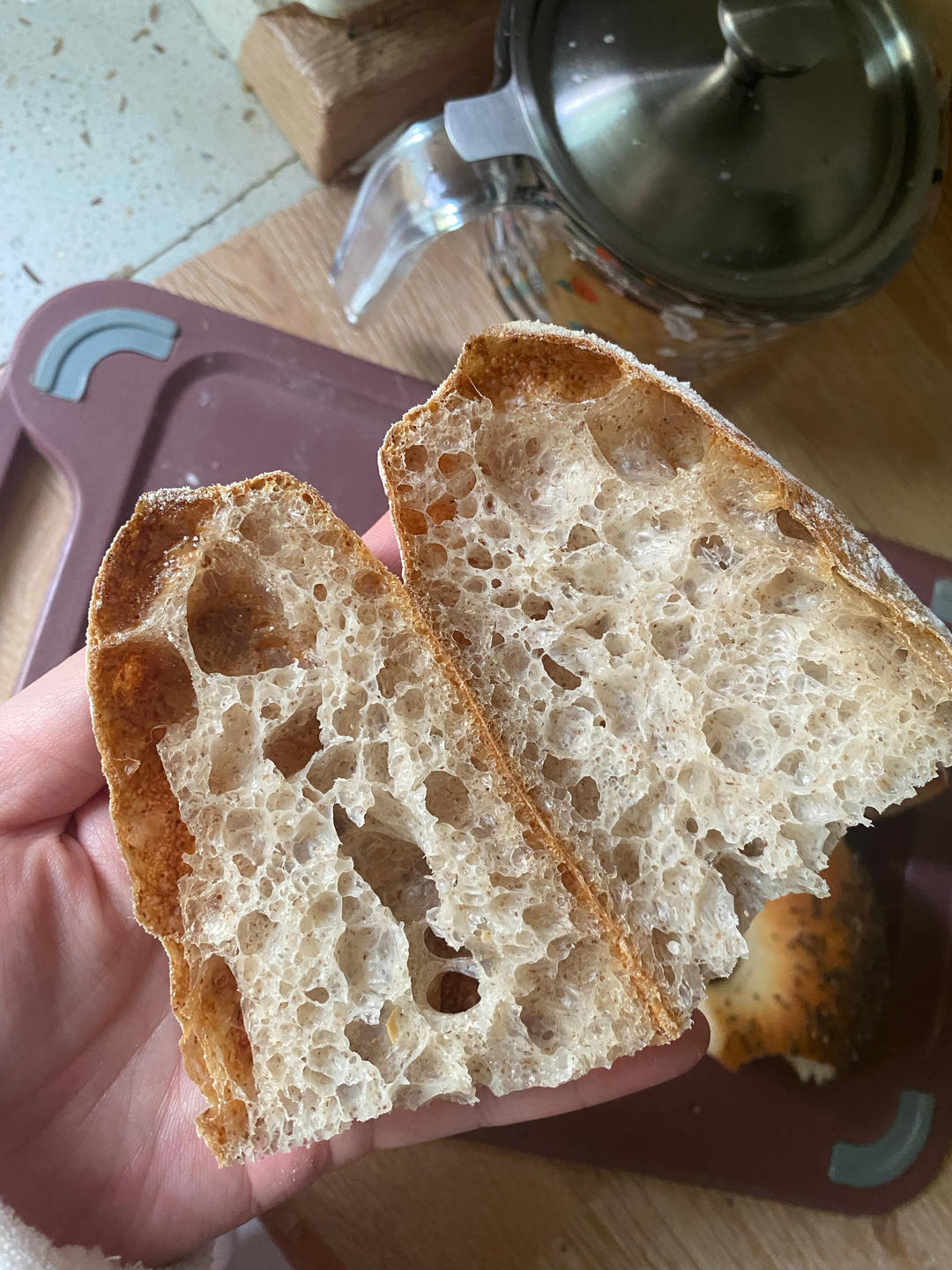 黑麦恰巴塔丨直接法·免酵种·新手友好