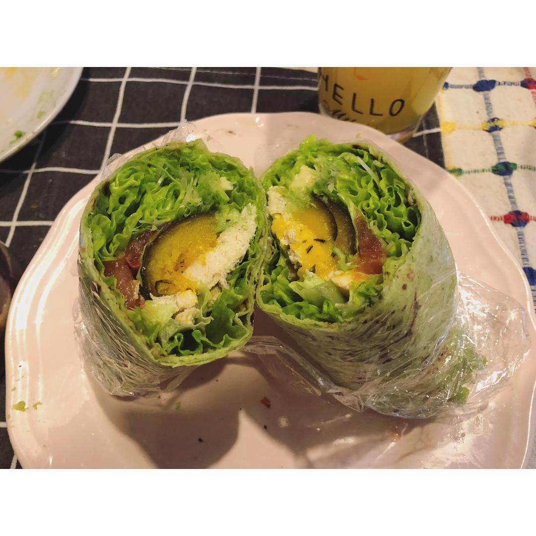 ｛轻食｝拉法卷的完美公式Laffa wrap（附饼皮做法）