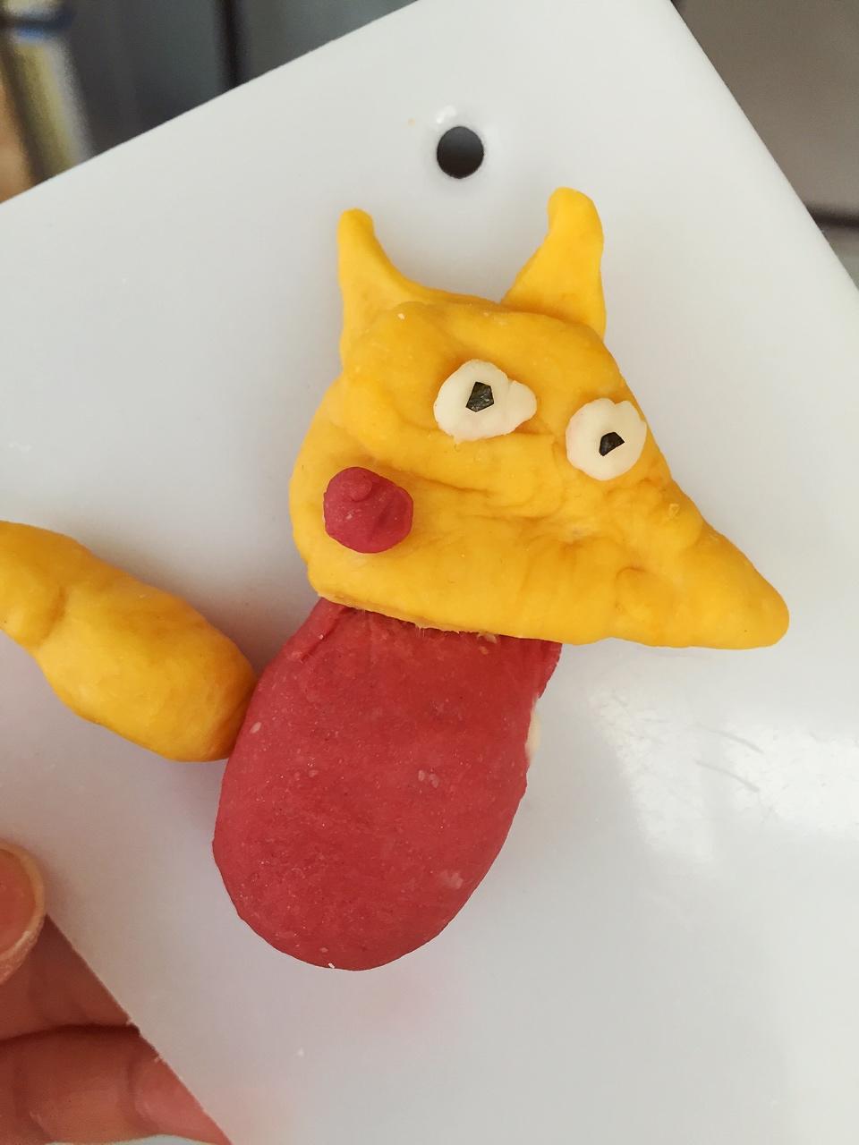 幸福有晴天做的奥特曼面包