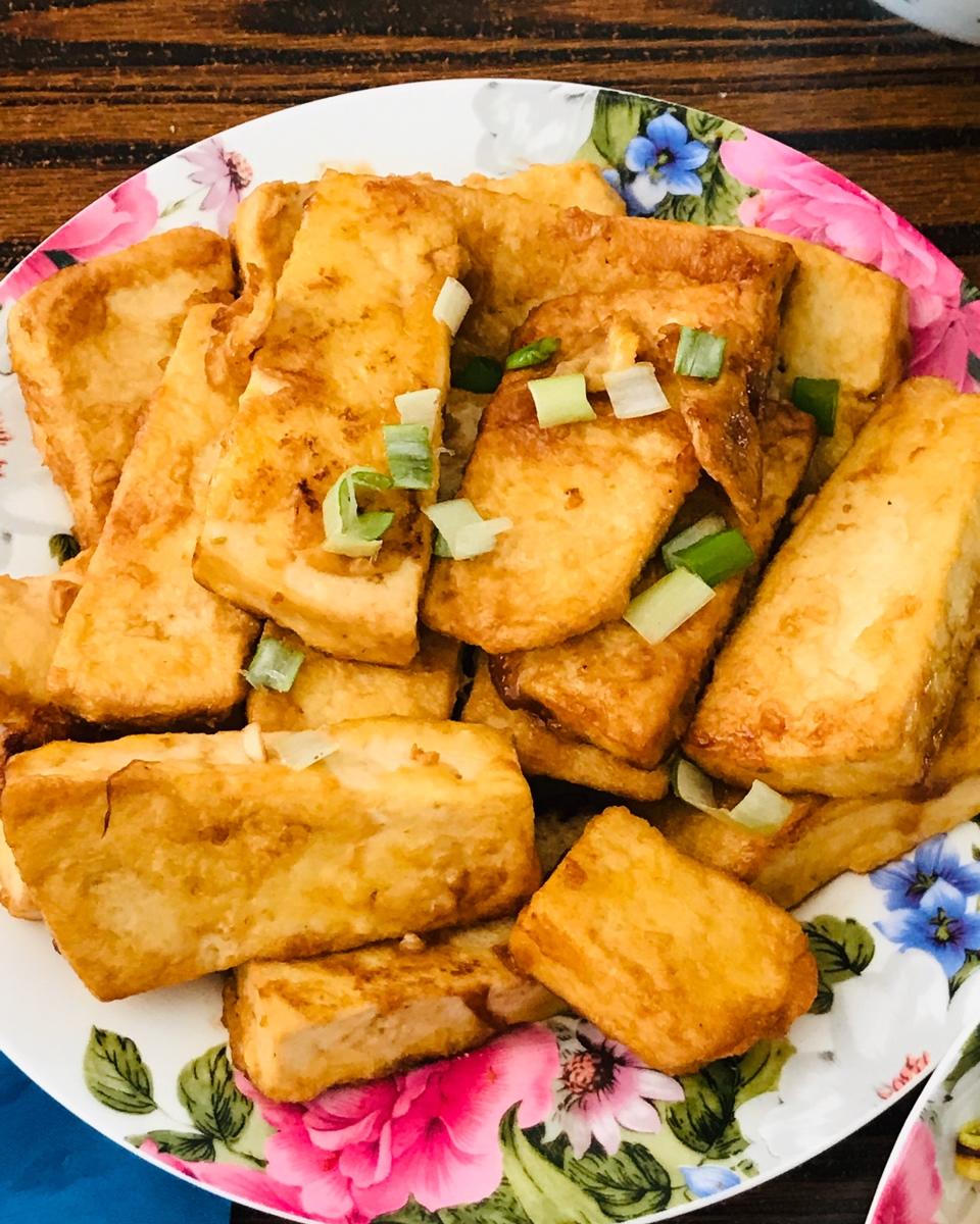 无敌好吃的香煎豆腐