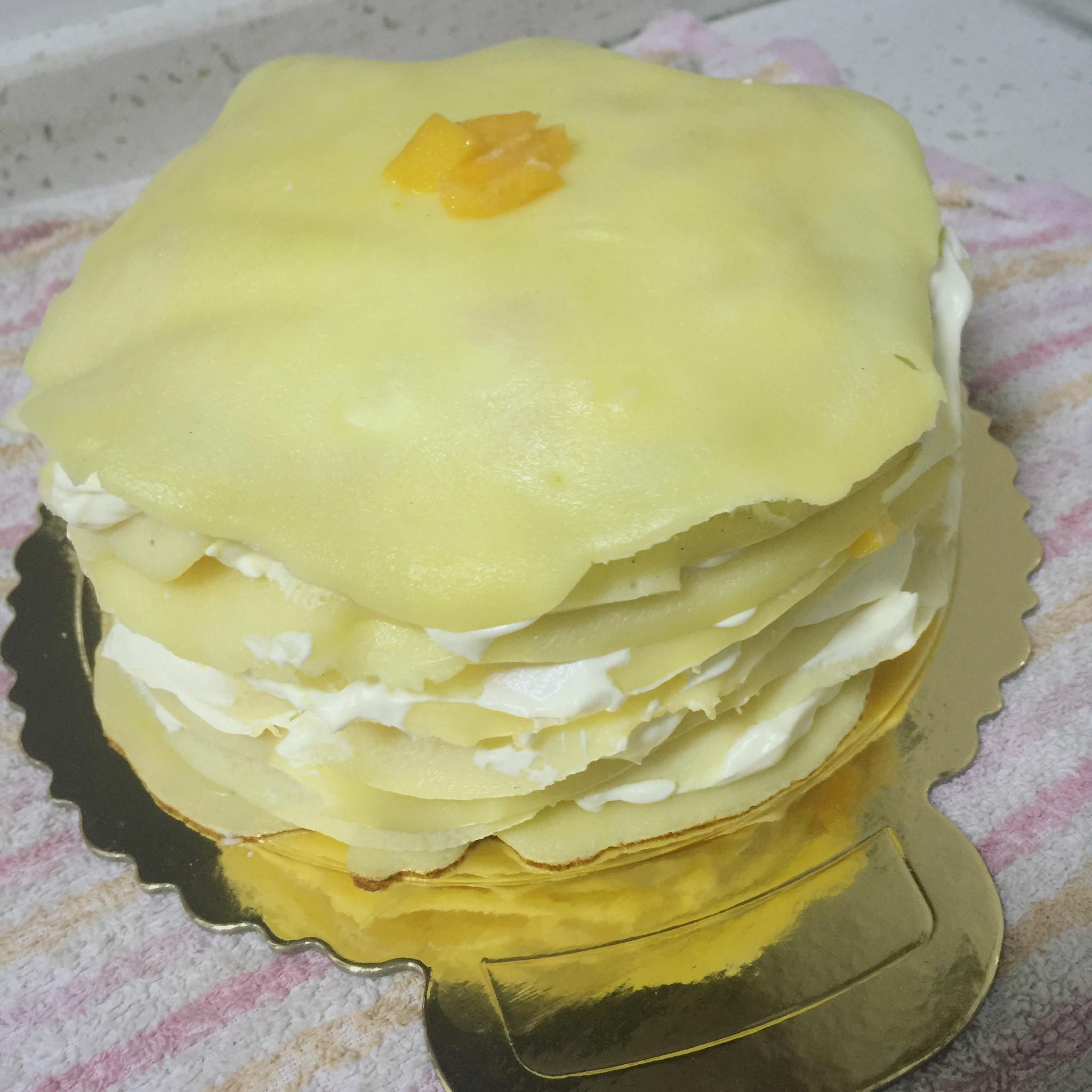 六寸芒果千层蛋糕的做法 步骤10