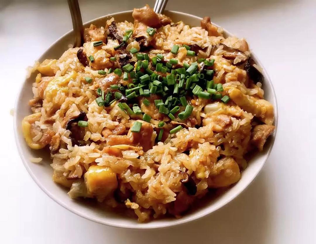 电饭煲之香菇糯米鸡饭