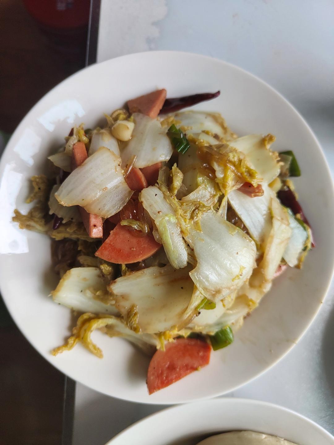 白菜炖粉条子