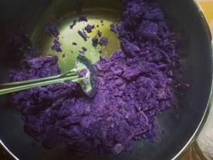 紫薯糯米糕的做法 步骤2