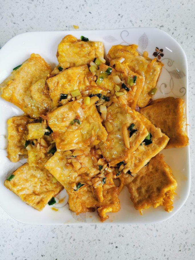 焖煎豆腐