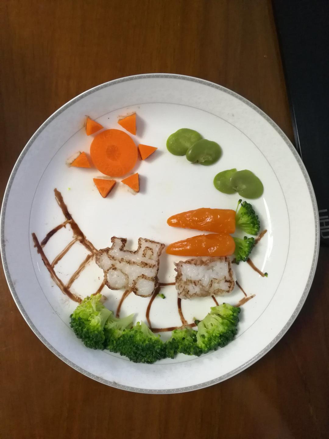 小兔的胡萝卜儿童餐