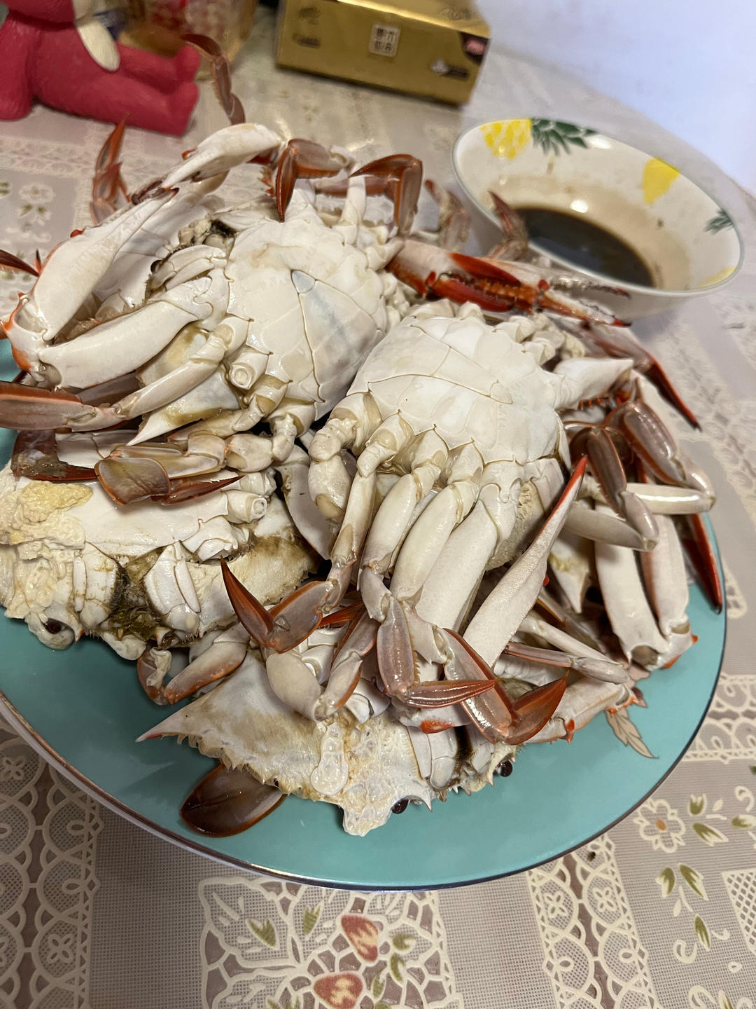 清蒸螃蟹（梭子蟹）