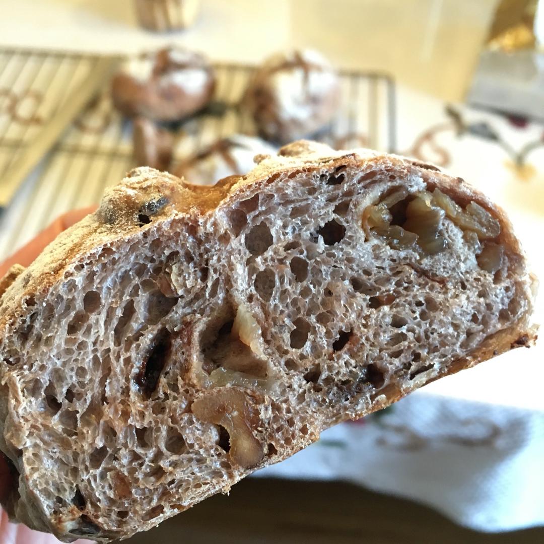 农家巧克力腰果面包