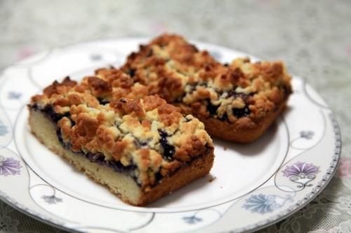 蓝莓酥蛋糕