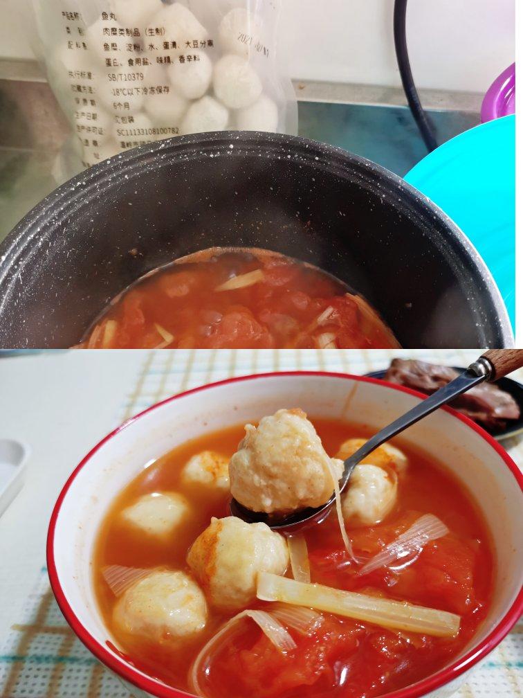 番茄鱼丸汤
