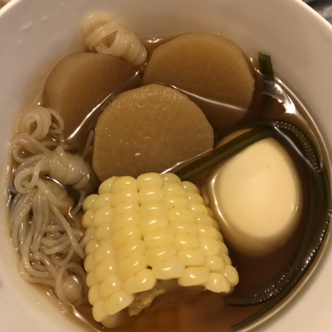 极简版关东煮萝卜