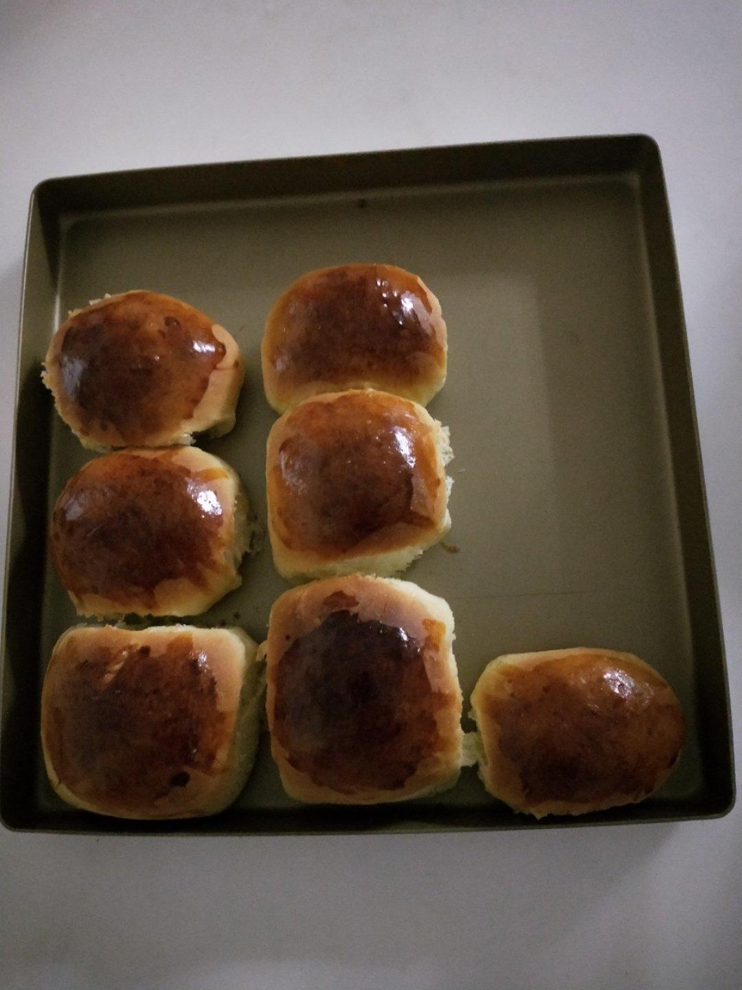 鲜奶油小餐包（一次发酵）