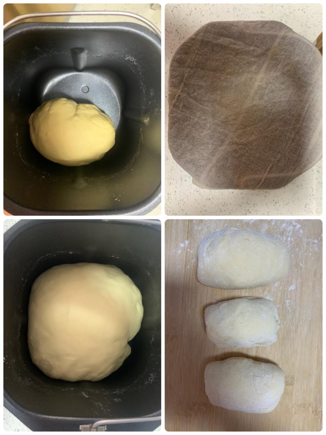 纯奶手撕吐司的做法 步骤1