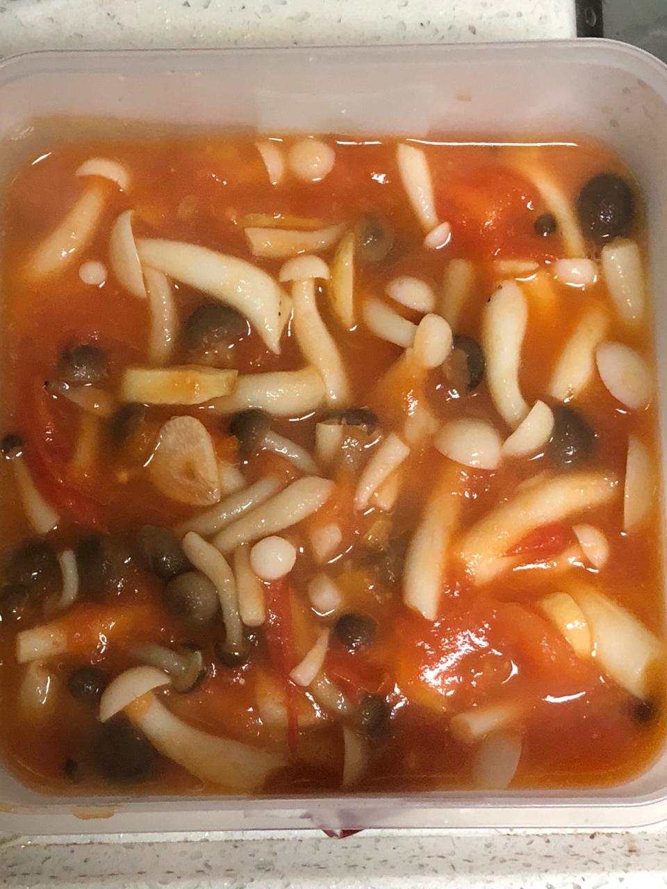 茄汁海鲜菇