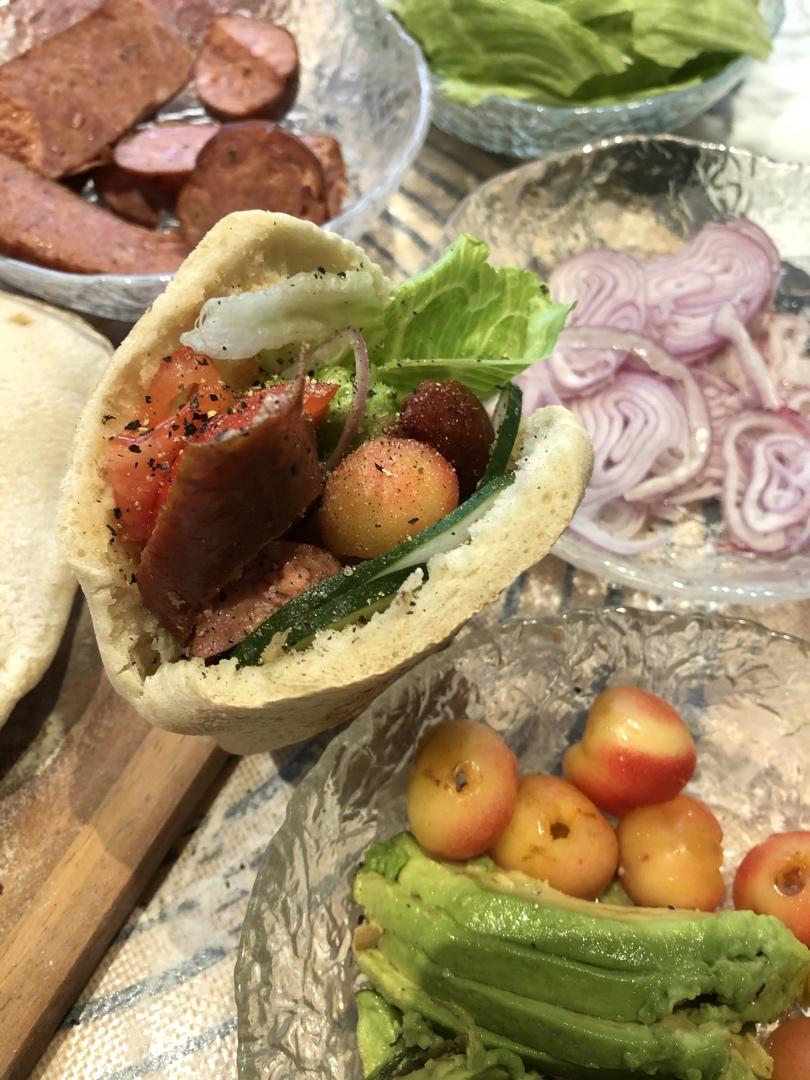 超快手的三明治伴侣| 冷藏法鲁邦种全麦口袋面包（Pita Bread）|消耗鲁邦种