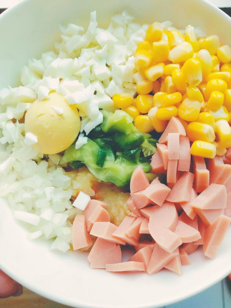 清爽低卡减脂的土豆泥沙拉的做法