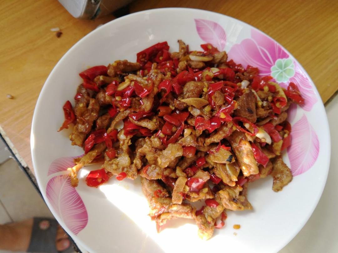青椒炒肉丝