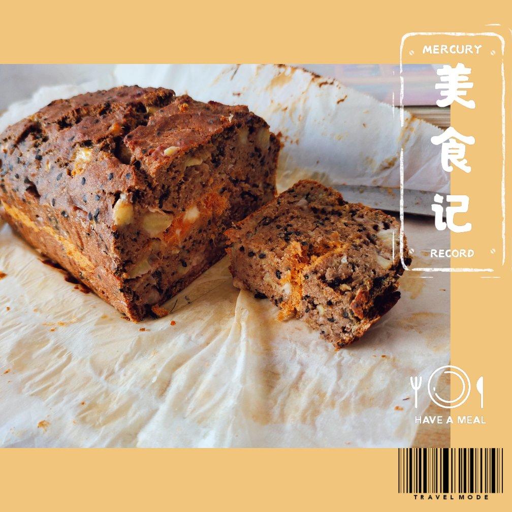 减脂吃！无油无糖！100%全麦蛋糕，口感好！简单快速消耗全麦粉！