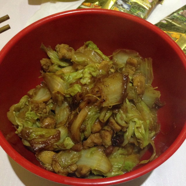 五花肉炖大白菜