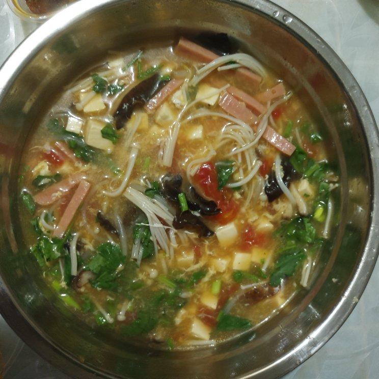 十分钟搞定无敌开胃解腻的酸辣汤❗️暖胃好喝